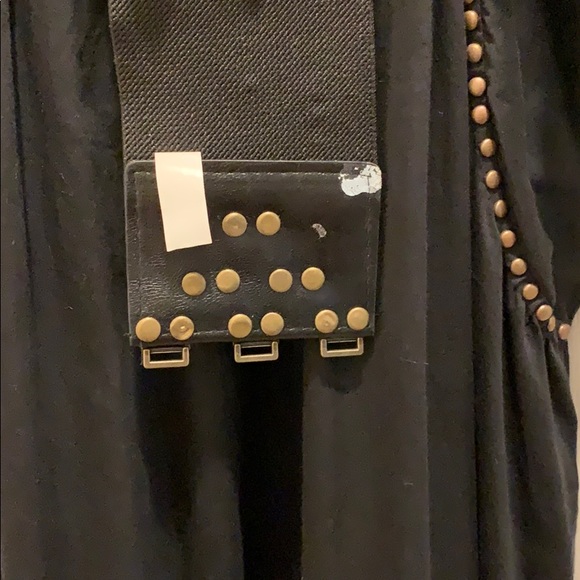 Black For Joseph dress with grommets and belt - Picture 8 of 8